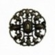 BROCHE ROND DORE VIF PATINE