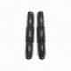 BOUCLE D OREILLE PUCE OVALE ARGENTE VIF PATINE