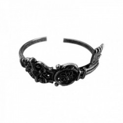 BRACELET JONC GRANDE CLEF ARGENT VIF PATINE