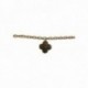 BRACELET CHAINE CROIX DORE VIF PATINE