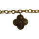 OLD GOLD CROSS BRACELET