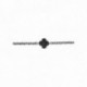 BRACELET CHAINE CROIX ARGENT VIF PATINE