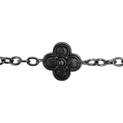OLD SILVER CROSS BRACELET