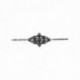 CEINTURE CHAINE LOSANGE ARGENT VIF PATINE