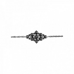 CEINTURE CHAINE LOSANGE ARGENT VIF PATINE