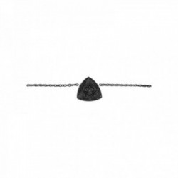 CEINTURE CHAINE TRIANGLE ARGENT VIF PATINE