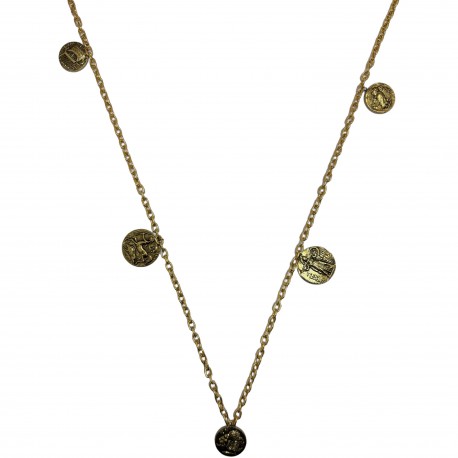 OLD GOLD ATHENA OWL BOAT  BELT