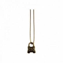 OLD GOLD LOCK NECKLACE