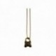 OLD GOLD LOCK NECKLACE