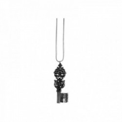 OLD SILVER KEY NECKLACE