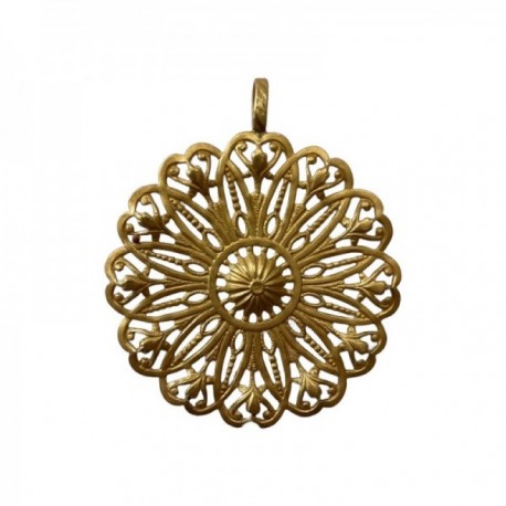 PENDENTIF DORE VIF PIECE UNIQUE