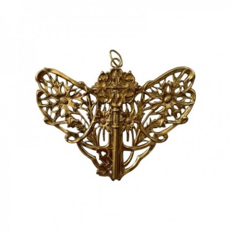 PENDENTIF DORE VIF PIECE UNIQUE