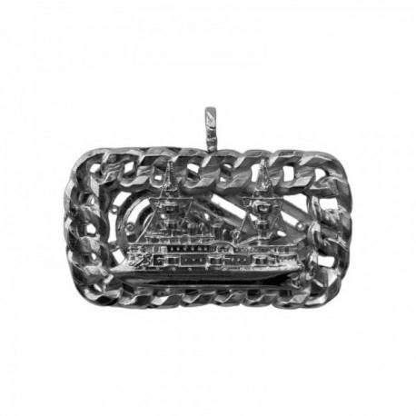 PENDENTIF ARGENTE VIF PIECE UNIQUE