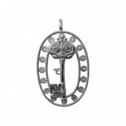 PENDENTIF ARGENTE VIF PIECE UNIQUE