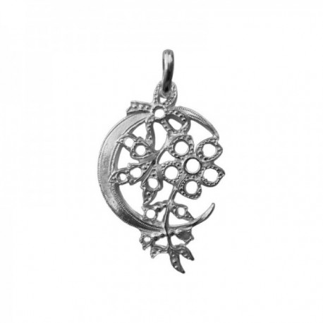 PENDENTIF ARGENTE VIF PIECE UNIQUE