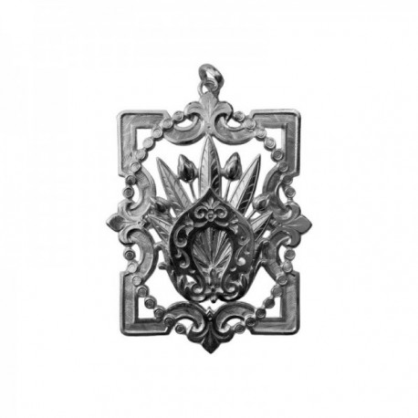 PENDENTIF ARGENTE VIF PIECE UNIQUE