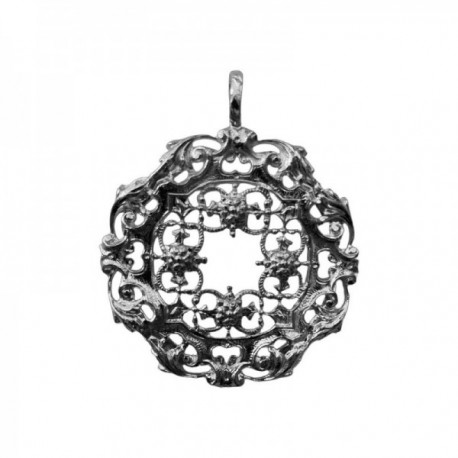 PENDENTIF ARGENTE VIF PIECE UNIQUE