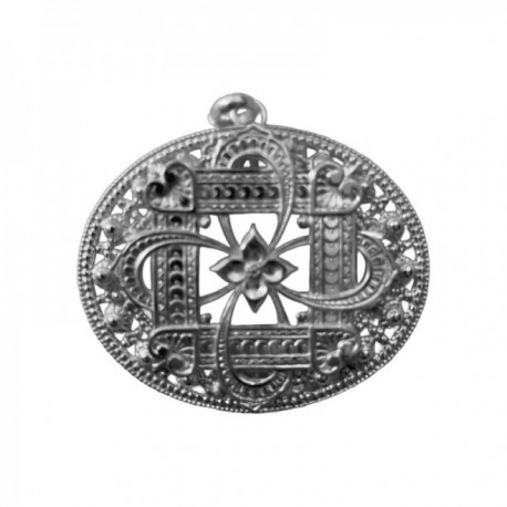 PENDENTIF ARGENTE VIF PIECE UNIQUE