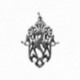 PENDENTIF ARGENTE VIF PIECE UNIQUE