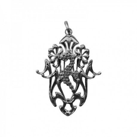 PENDENTIF ARGENTE VIF PIECE UNIQUE