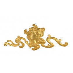 Golden Woman of The Nineteen Century Brooch