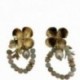 BOUCLES D'OREILLES DORE VIF EDITION LIMITEE