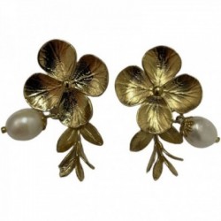 BOUCLES D'OREILLES DORE VIF EDITION LIMITEE