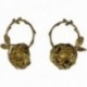 BOUCLES D'OREILLES DORE VIF EDITION LIMITEE
