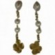 BOUCLES D'OREILLES DORE VIF EDITION LIMITEE