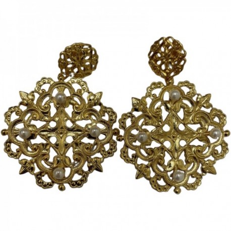 BOUCLES D'OREILLES DORE VIF EDITION LIMITEE