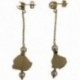 BOUCLES D'OREILLES DORE VIF EDITION LIMITEE