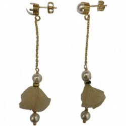 BOUCLES D'OREILLES DORE VIF EDITION LIMITEE