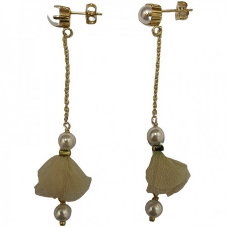 BOUCLES D'OREILLES DORE VIF EDITION LIMITEE