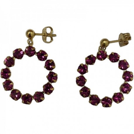 BOUCLES D'OREILLES DORE VIF EDITION LIMITEE