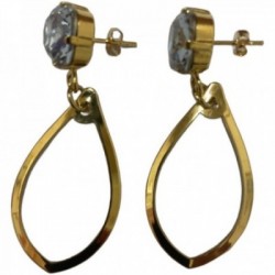 BOUCLES D'OREILLES DORE VIF EDITION LIMITEE