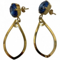 BOUCLES D'OREILLES DORE VIF EDITION LIMITEE