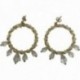 BOUCLES D'OREILLES DORE VIF EDITION LIMITEE