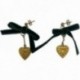BOUCLES D'OREILLES DORE VIF EDITION LIMITEE