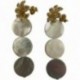 BOUCLES D'OREILLES DORE VIF EDITION LIMITEE