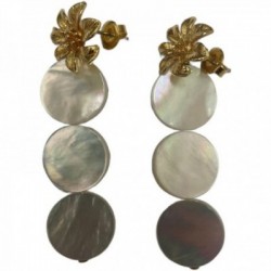 BOUCLES D'OREILLES DORE VIF EDITION LIMITEE