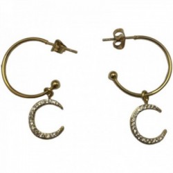 BOUCLES D'OREILLES DORE VIF EDITION LIMITEE