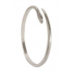 Silvery  Snake Bangle