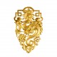 Big Golden Dragon Brooch 