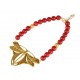 Golden Dragonfly Necklace 