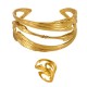 Golden Stork (Ring + Bracelet) 