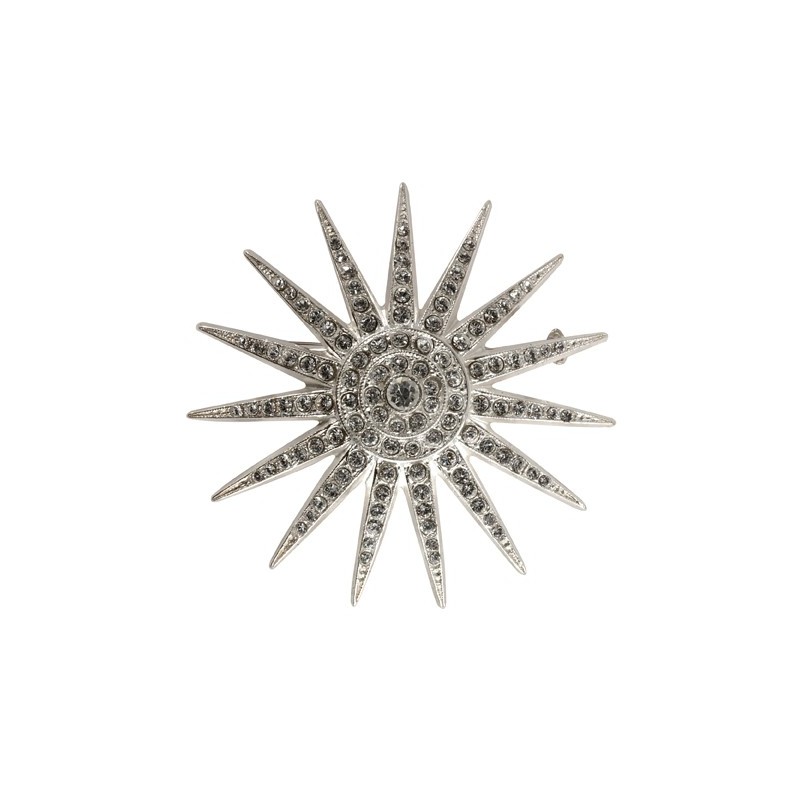 Broche étoile De Mer En Alliage - Bijou Femme Brillant, Accessoire Pour Vêtements Ou Sac