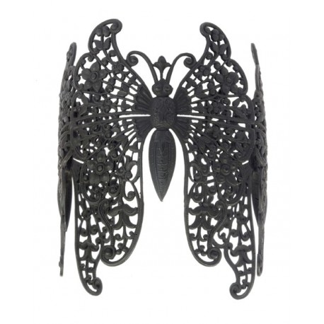 Bracelet 3 Papillons Noir