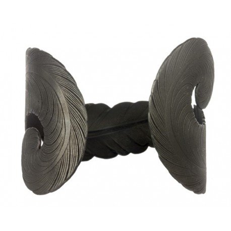 Bracelet 3 Plumes Noir