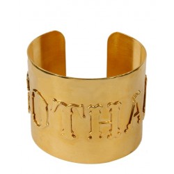 Bracelet manchette gotham doré