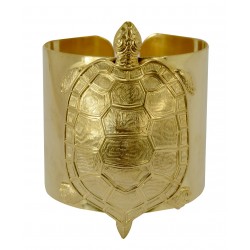 Bracelet tortue doré